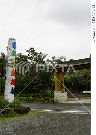 大島紬村　大島紬　伝統工芸 48847643