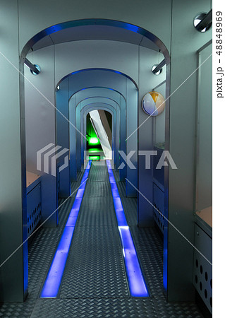 Window view of from a space station 48848969