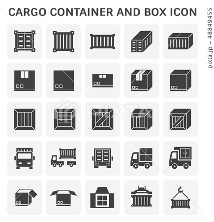 cargo container icon cargo container icon 48849455