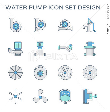 Water Pump Iconのイラスト素材