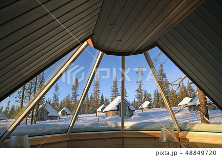 ガラスイグルーからの景色 48849720