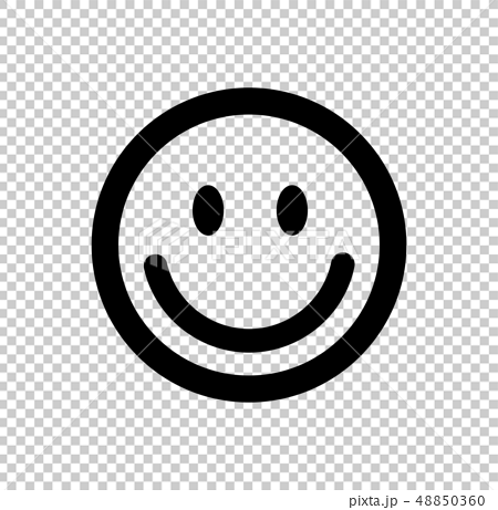 スマイルマーク 笑顔 ニコちゃんマーク アイコンのイラスト素材