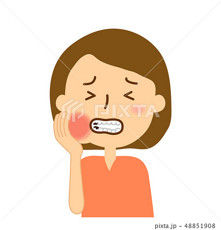 虫歯大人女性開口 虫歯大人女性開口 48851908