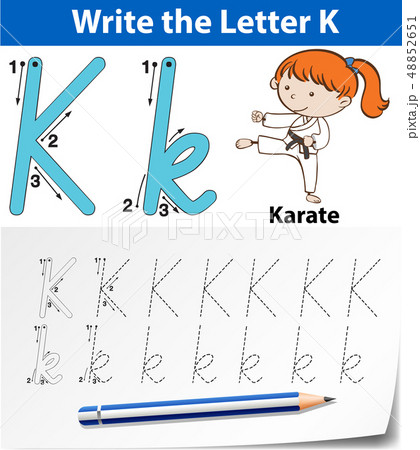 Letter K tracing alphabet worksheets Letter K tracing alphabet worksheets 48852651