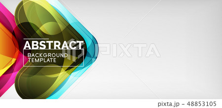 Techno lines, hi-tech futuristic abstract background template with arrow shapes 48853105