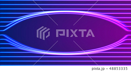 Neon lines background with glowing 80s new retro synthwave style 48853335