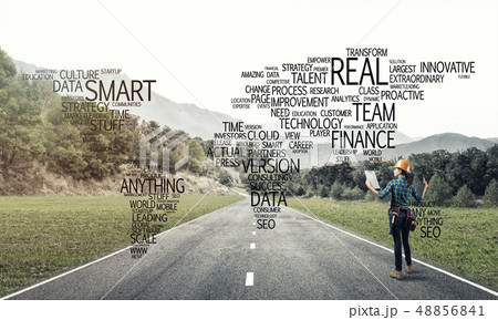 Roads connect the world Roads connect the world 48856841