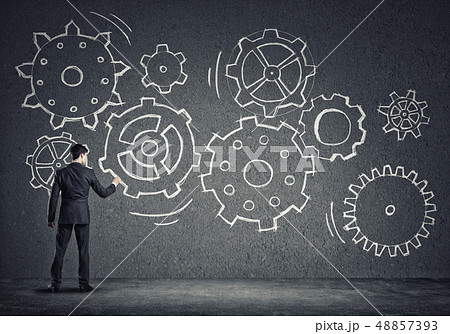 Business working mechanism Business working mechanism 48857393