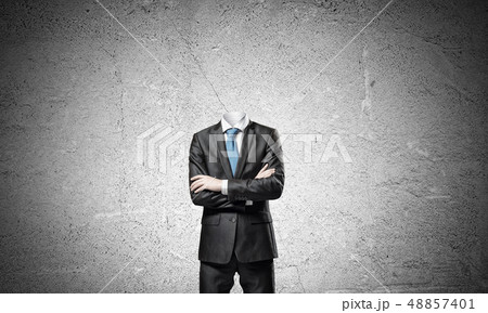 Businessman without head Businessman without head 48857401