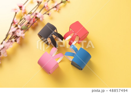 ランドセル　ペーパークラフト 48857494