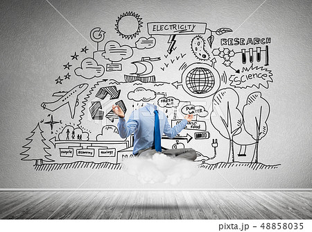 Businessman without head Businessman without head 48858035