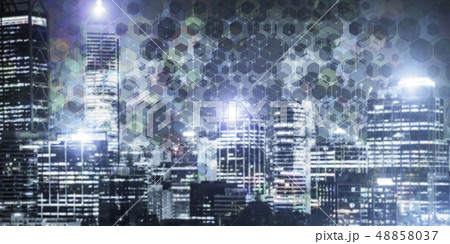 Wireless connection or networking concept as means of communicat Wireless connection or networking concept as means of communicat 48858037