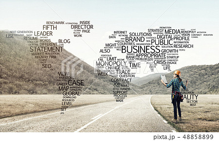 Roads connect the world 48858899