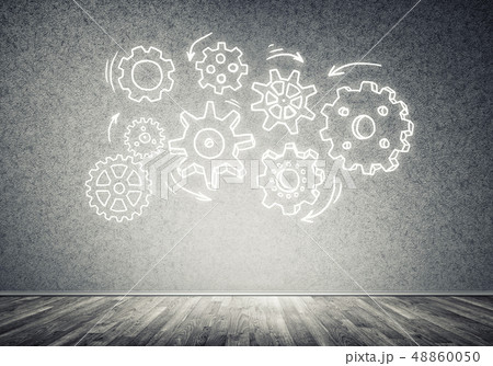 Gear mechanism as teamwork concept Gear mechanism as teamwork concept 48860050