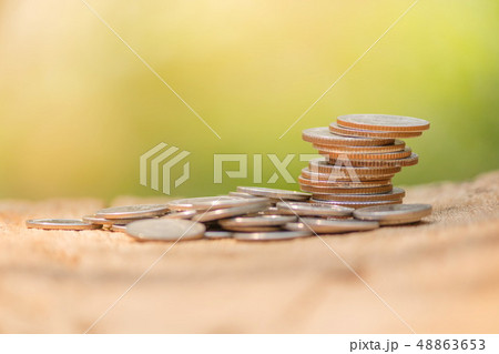 The concept of saving money. 48863653