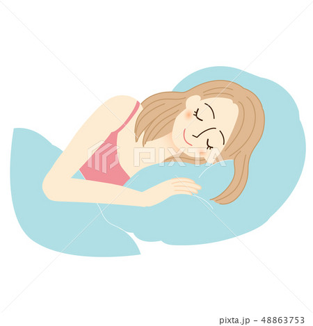 女性 美容 眠る 女性 美容 眠る 48863753