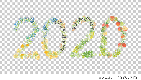 オリンピック 五輪カラー花文字 のイラスト素材
