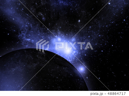 galaxy in a free space 48864717