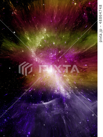galaxy in a free space 48864748