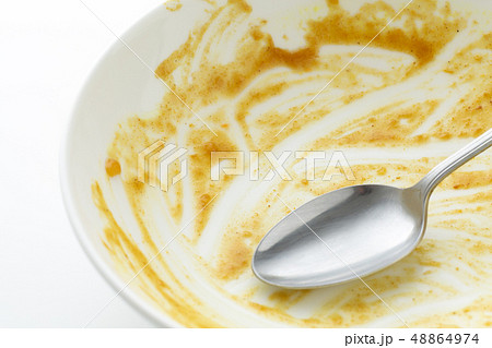 カレー皿　汚れ 48864974