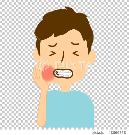 虫歯大人男性開口 48866858