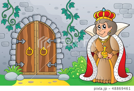 Queen by old door theme image 1 48869461