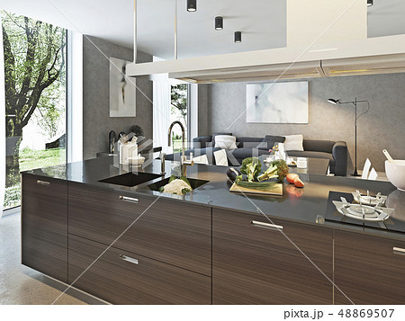 Kitchen contemporary style 48869507