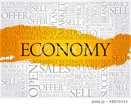 ECONOMY word cloud collage 48870143