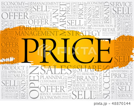 PRICE word cloud collage 48870144