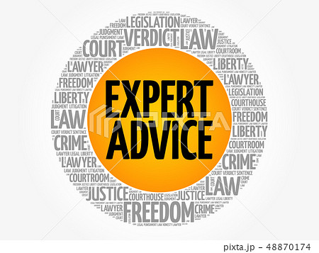 Expert advice word cloud collage Expert advice word cloud collage 48870174