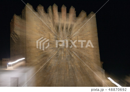 Tower of the Bujaco in the Main Square of Caceres 48870692