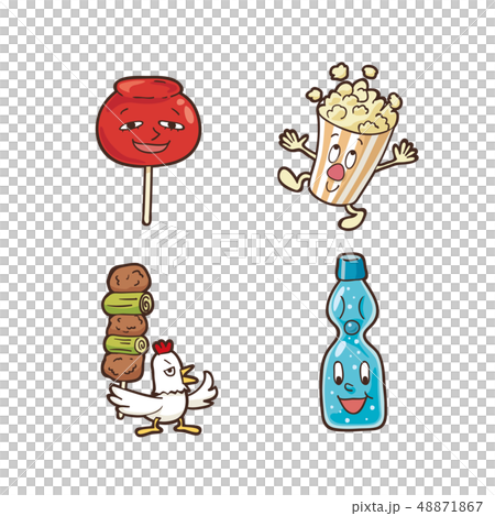 Stall illustration Stall illustration 48871867