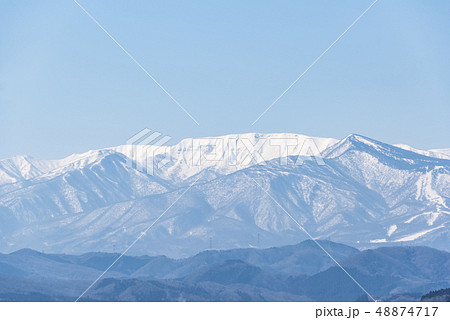 蔵王山と釜房湖 48874717