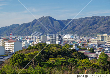 出雲市・一之谷公園から見た出雲市内（2019年1月） 48874902
