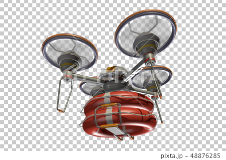 Rescue drone (with floats and transparent material) Rescue drone (with floats and transparent material) 48876285