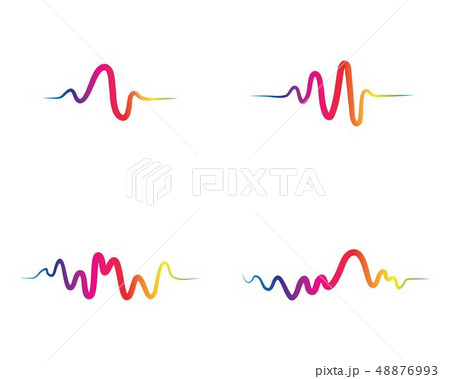 Sound waves vector illustration Sound waves vector illustration 48876993