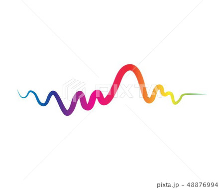Sound waves vector illustration Sound waves vector illustration 48876994
