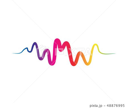 Sound waves vector illustration Sound waves vector illustration 48876995