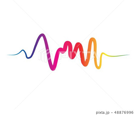 Sound waves vector illustration Sound waves vector illustration 48876996