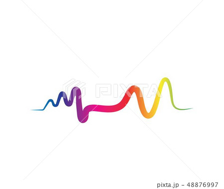 Sound waves vector illustration Sound waves vector illustration 48876997