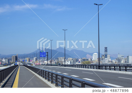 宗麟大橋と大分市街地 宗麟大橋と大分市街地 48877896