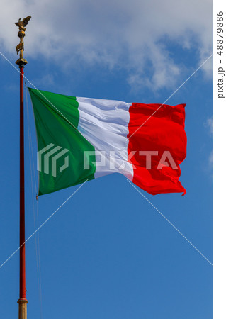 Rome. National Italian flag. Rome. National Italian flag. 48879886