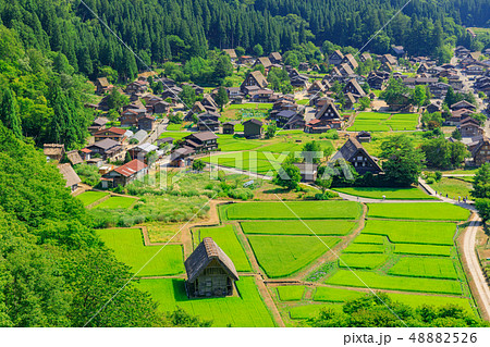 岐阜_真夏の白川郷_快晴 48882526