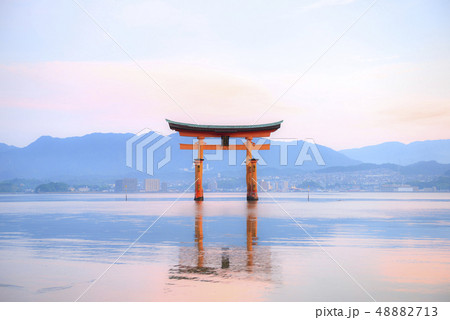 広島 宮島の風景 広島 宮島の風景 48882713
