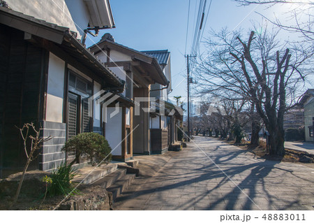 城下町小幡 雄川堰沿い 群馬県甘楽町 城下町小幡 雄川堰沿い 群馬県甘楽町 48883011