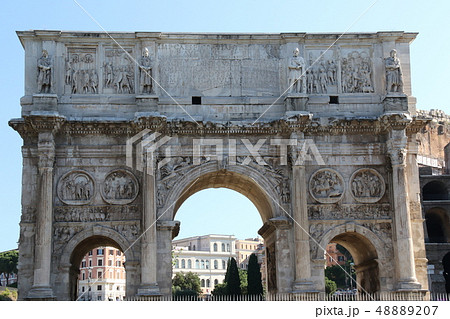 コンスタンティヌスの凱旋門の写真素材 4807