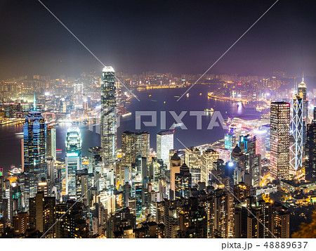 世界三大夜景 香港 ビクトリア・ハーバー 世界三大夜景 香港 ビクトリア・ハーバー 48889637