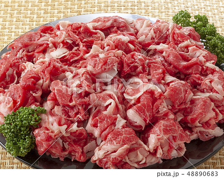 国産牛　小間切れ 48890683