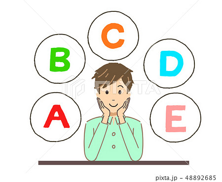 男性 選択肢のイラスト素材 4685