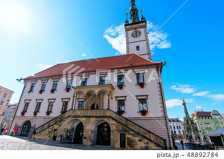Town Hall and astronomical clock of Olomouc, Czech Republic Town Hall and astronomical clock of Olomouc, Czech Republic 48892784